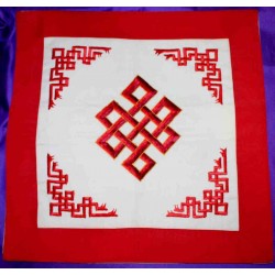 Embroidered Pillowcase from Nepal.