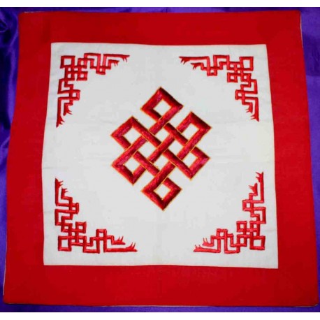 Embroidered Pillowcase from Nepal.