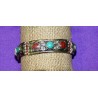Handmade Bracelet White Metal Nepal.