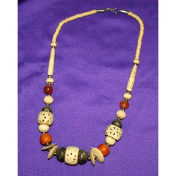 Bone Necklace from Nepal