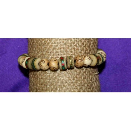 Bone Bracelet from Nepal