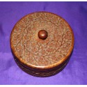 Carved Wooden Box from India