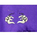 Bone earrings from Nepal