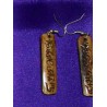 Bone earrings from Nepal