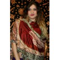 100% Silk Shawl from Nepal