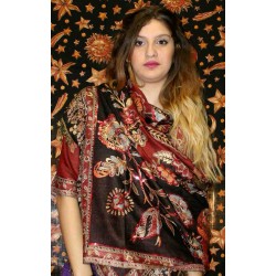 100% Silk Shawl from Nepal