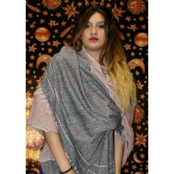 100% Silk Shawl from Nepal