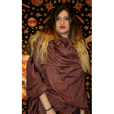 100% Silk Shawl from Nepal