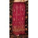 Embroidered Long Skirt Free Size