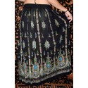 Embroidered Boho Long Skirt Free Size