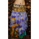 Boho Tie Dye Long Skirt Free Size
