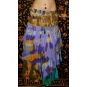 Boho Tie Dye Long Skirt Free Size