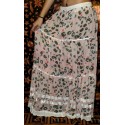 Cotton Long Boho Skirt from India