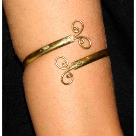 Brass Arm Bracelet