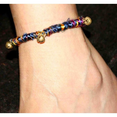 Silk Thread Ankle Bracelet