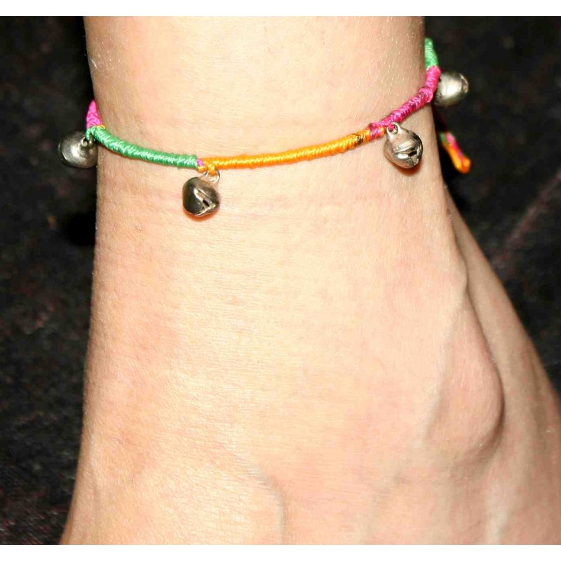 2 in 1 black thread adjustable anklet/bracelet – Alluring Accessories