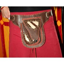 Leather Waist bag / Money Belt