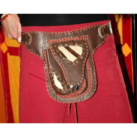 Leather Waist bag / Money Belt