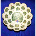 Brass enamel plate