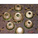 Set of bowls made of Jade and Silver