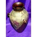 Clay Decoupage Vase from Indonesia