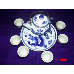 Porcelain Tea set from Tibet .