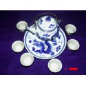 Porcelain Tea set from Tibet .
