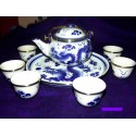 Porcelain Tea set from Tibet .