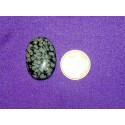 Obsidian Snowflake Cabochons