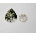 Turmalinated Quartz Cabochons