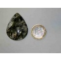 Turmalinated Quartz Cabochons