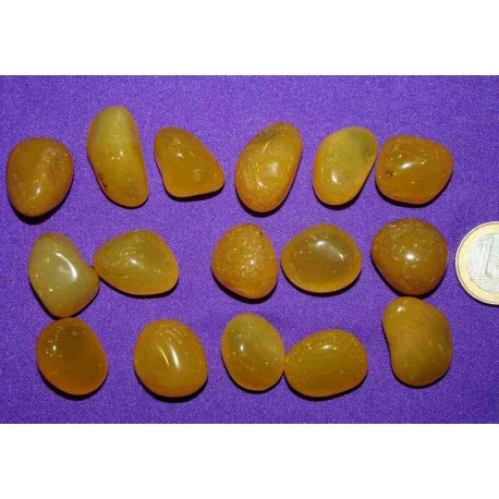 Yellow Onyx Tumbled Stone