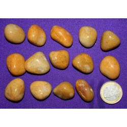 Yellow Jasper Tumbled Stone