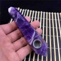 Natural Amethyst Crystal Smoking Pipe