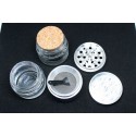 Aluminium Grinder with glass jars