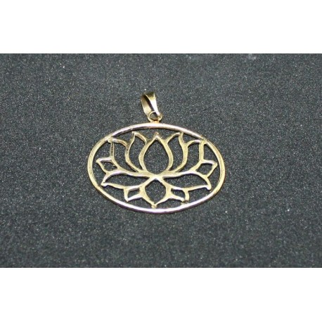 Bronze pendant Lotus from India .