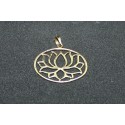Bronze pendant Lotus from India .