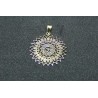 Bronze pendant Om from India .