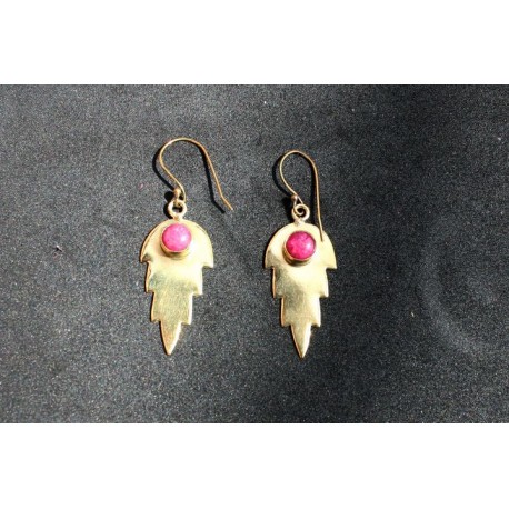 Handmade Earring in Βrass