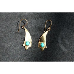 Handmade Earring in Βrass