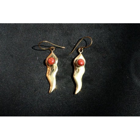 Handmade Earring in Βrass