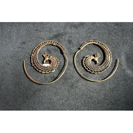 Handmade Earring in Βrass