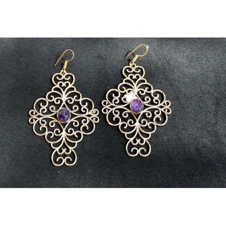 Handmade Earring in Βrass