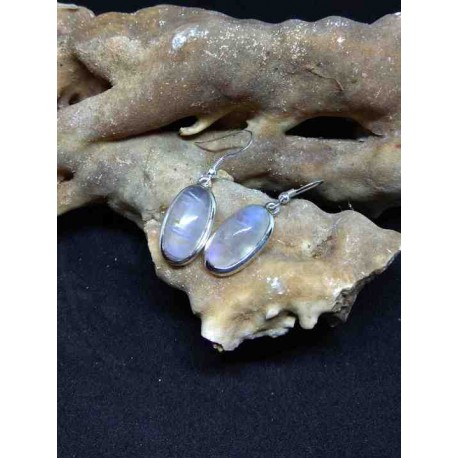 Moonstone Handmade Earring in Silver