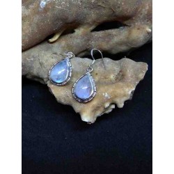Moonstone Handmade Earring in Silver
