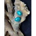 Turquoise Handmade Earring in Silver