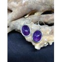 Amethyst Handmade Earring in Silver