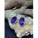 Amethyst Handmade Earring in Silver