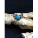 Turquoise Handmade Silver 925 Ring from India