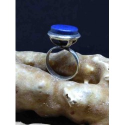 Lapis Lazuli Handmade Silver 925 Ring from India